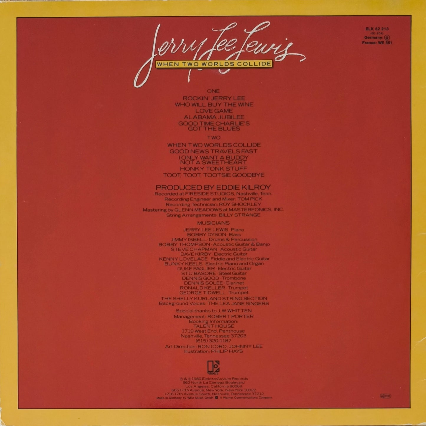 JERRY LEE LEWIS - When Two Worlds Collide