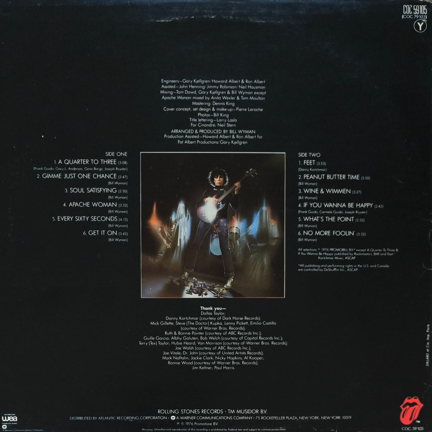 BILL WYMAN - Stone Alone