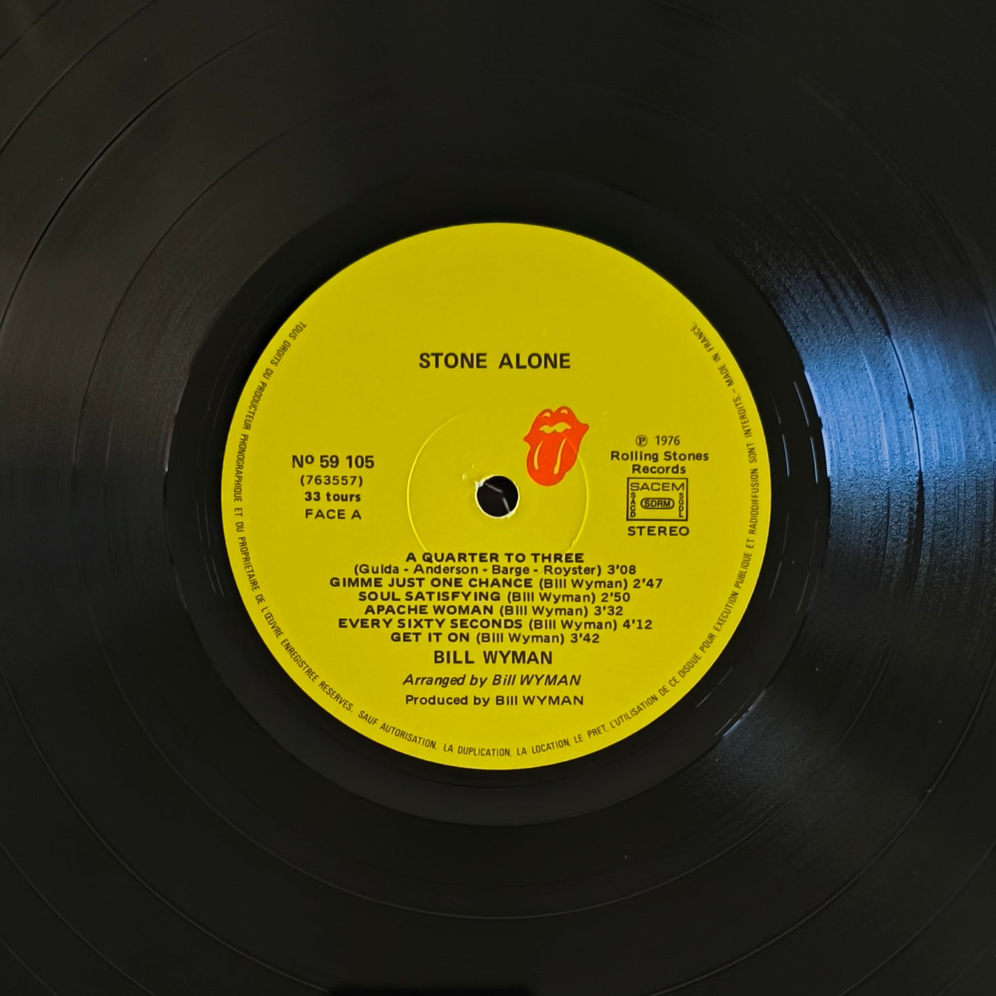 BILL WYMAN - Stone Alone