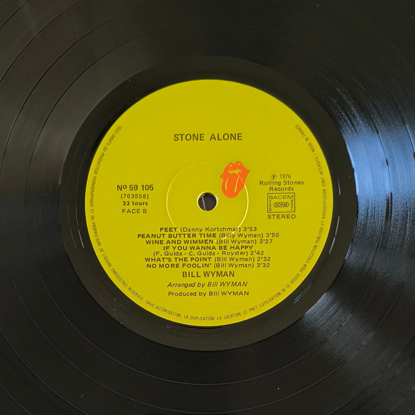 BILL WYMAN - Stone Alone