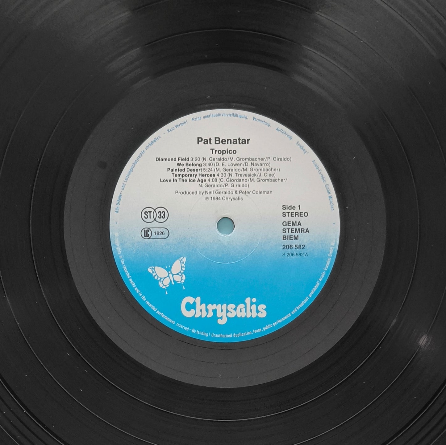 PAT BENATAR - Tropico