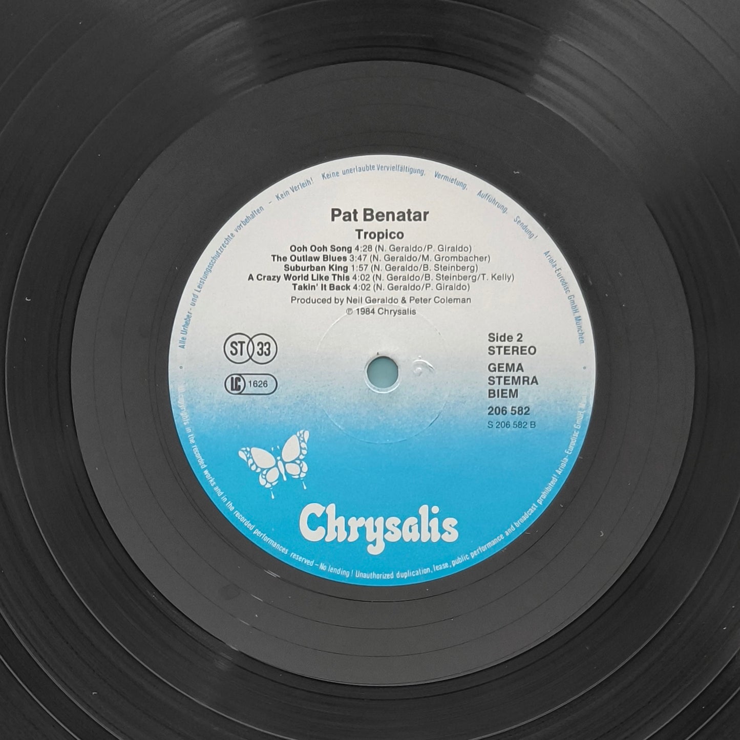 PAT BENATAR - Tropico