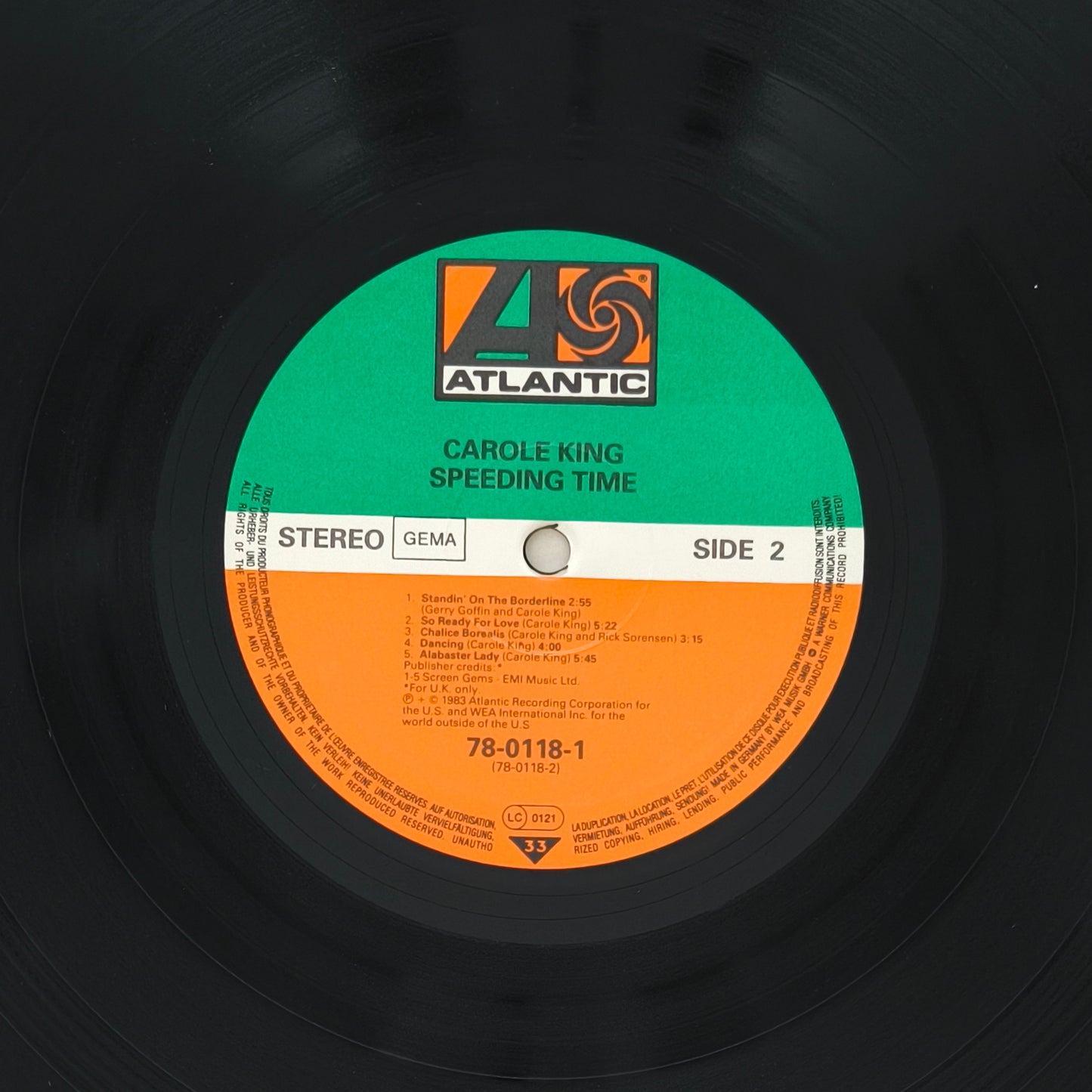 CAROLE KING - Speeding Time