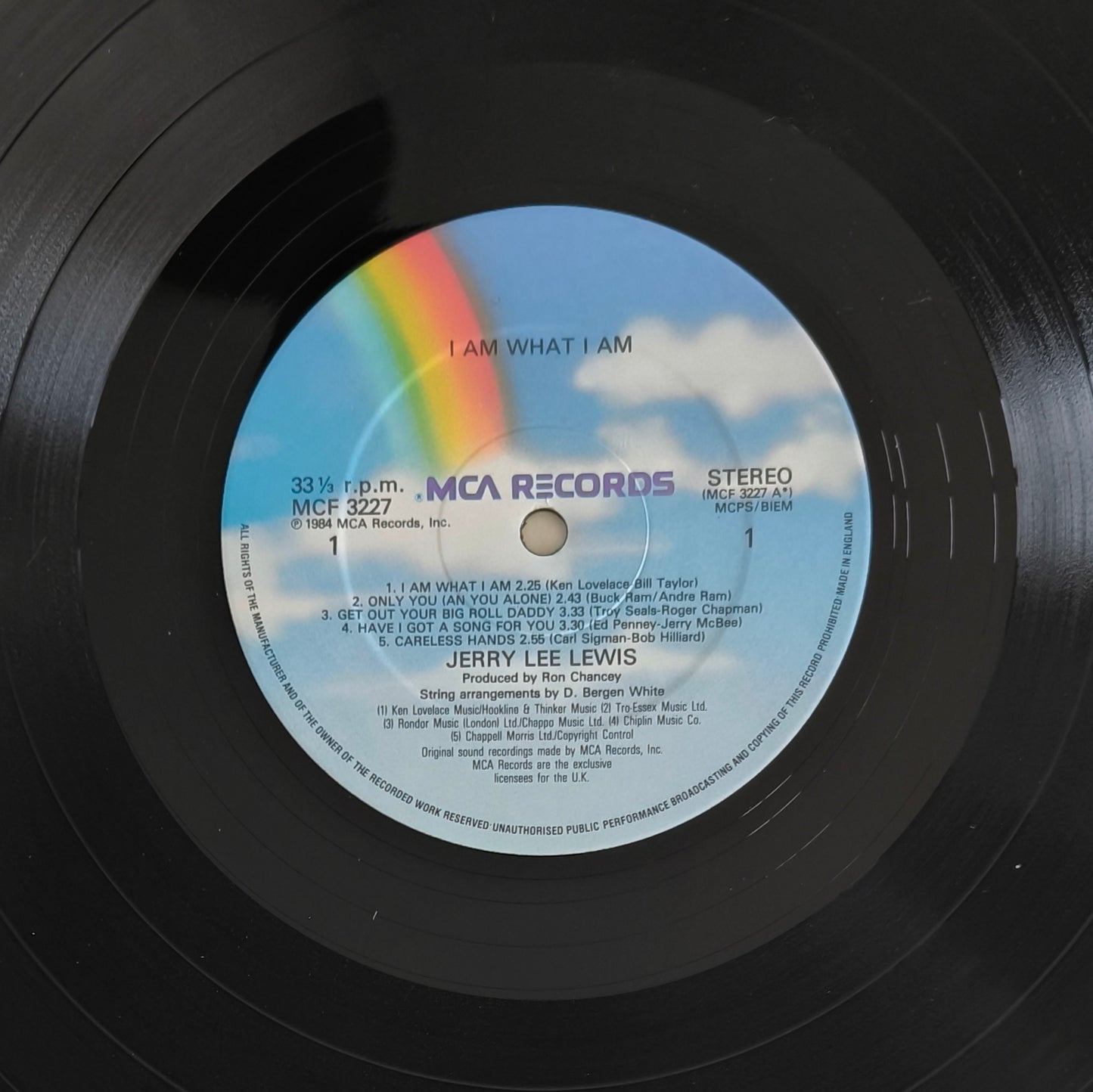 JERRY LEE LEWIS - I Am What I Am (pressage UK)