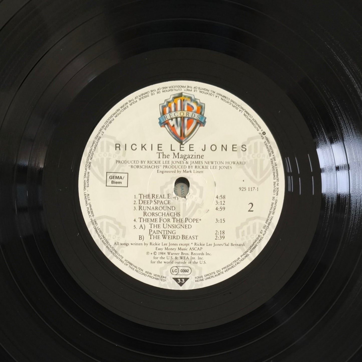 RICKIE LEE JONES - The Magazine