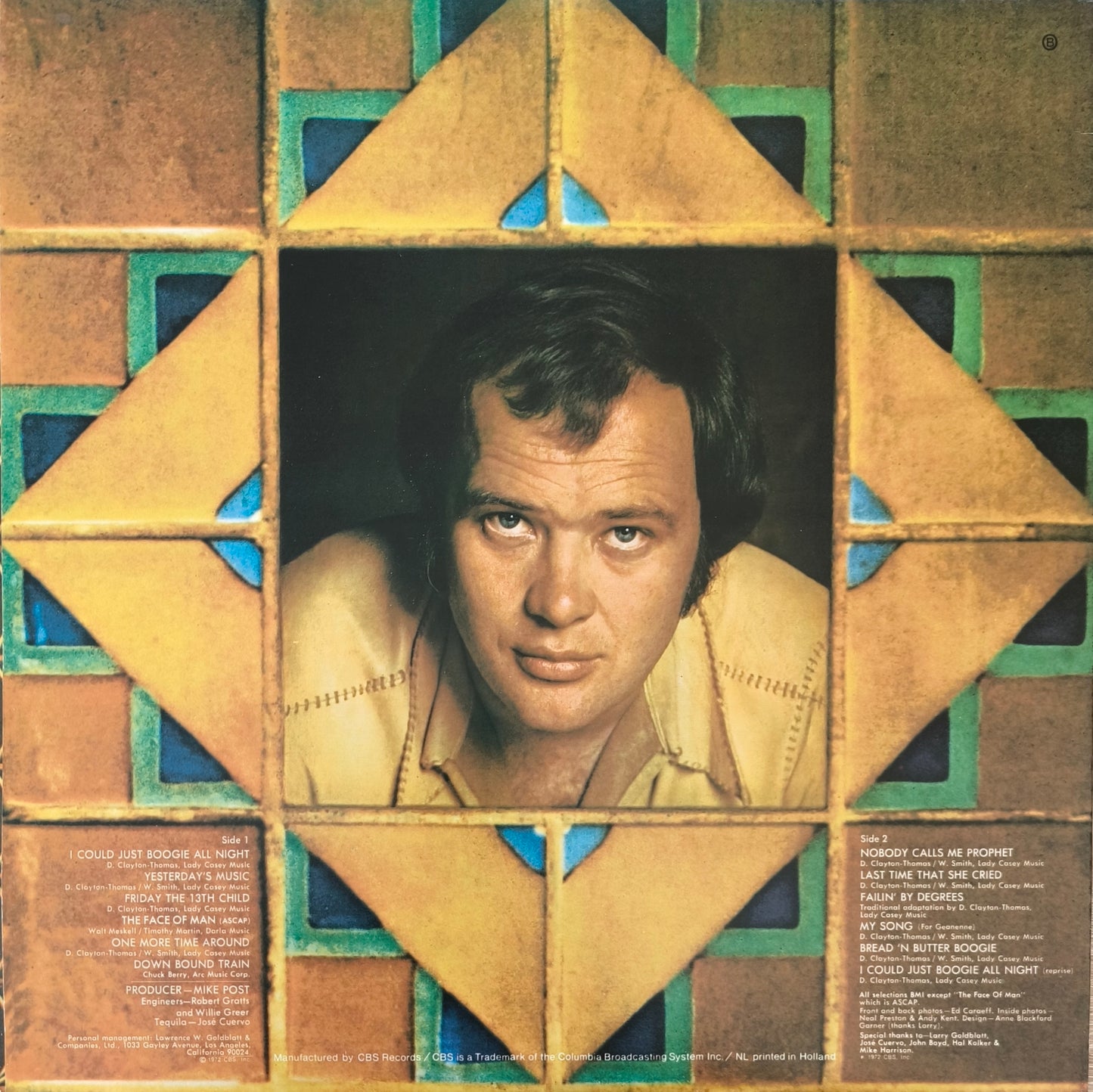DAVID CLAYTON-THOMAS - Tequila Sunrise