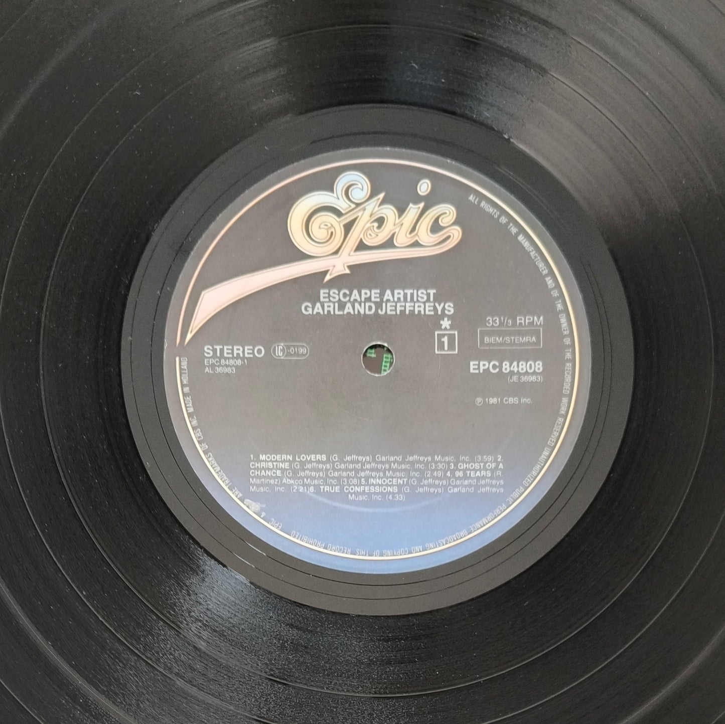 GARLAND JEFFREYS - Escape Artist (inclus bonus 45 tours)
