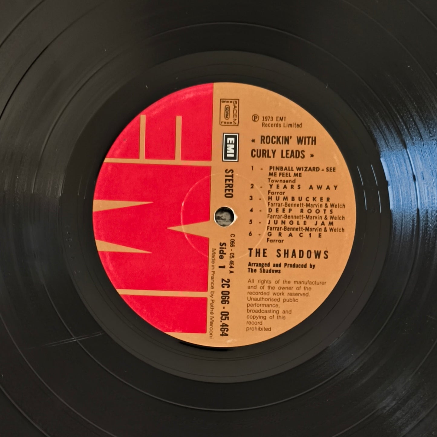 THE SHADOWS - Rockin' With Curly Leads