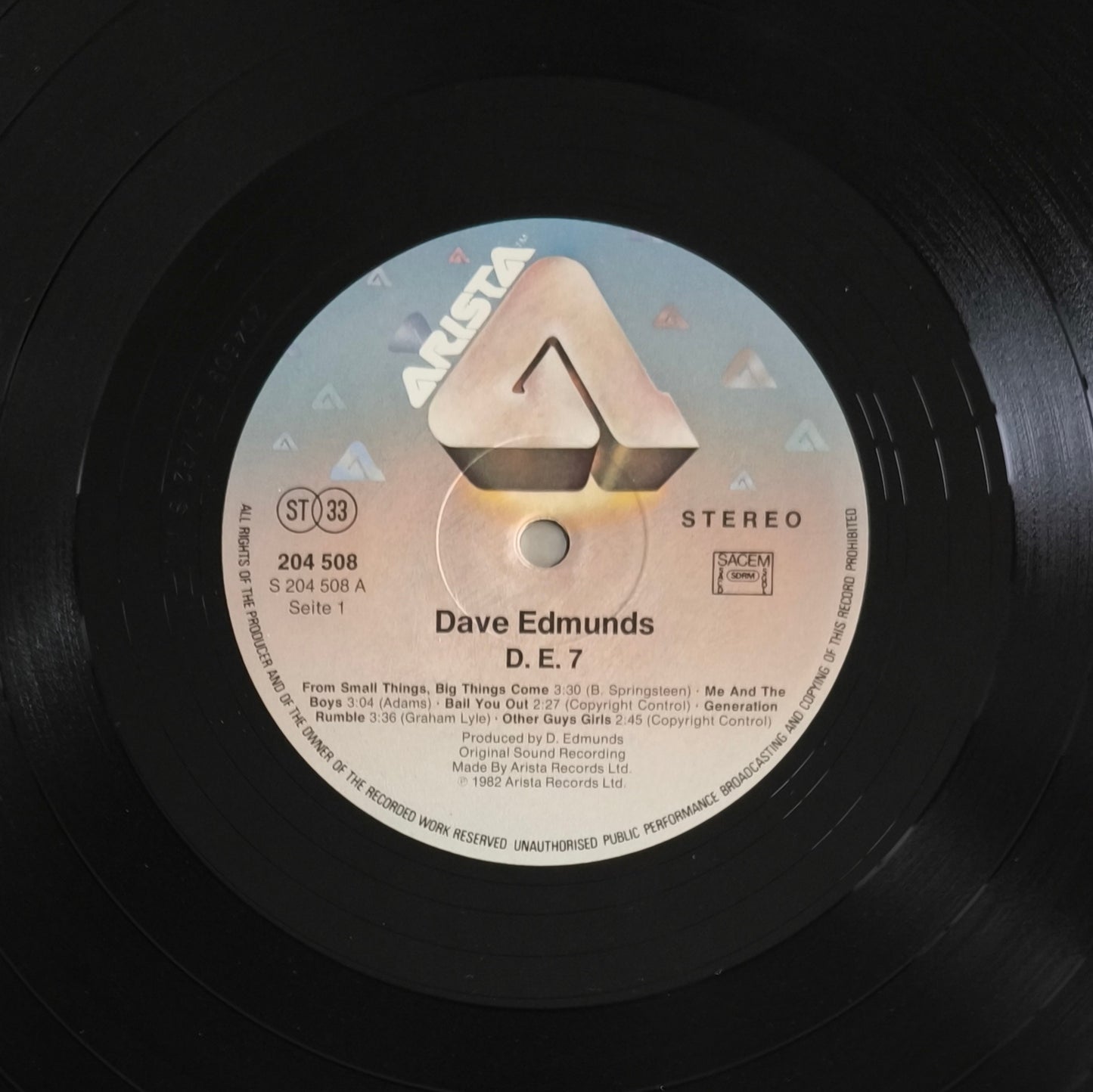 DAVE EDMUNDS - D. E. 7