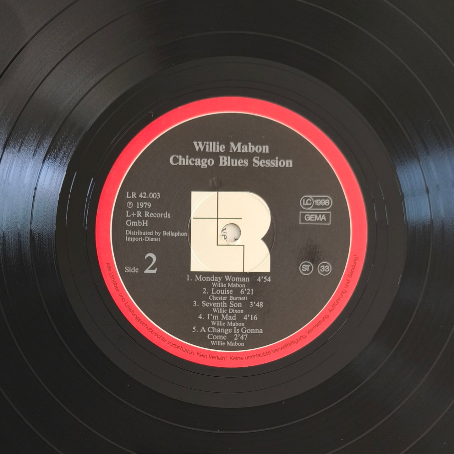 WILLIE MABON - Chicago Blues Session!