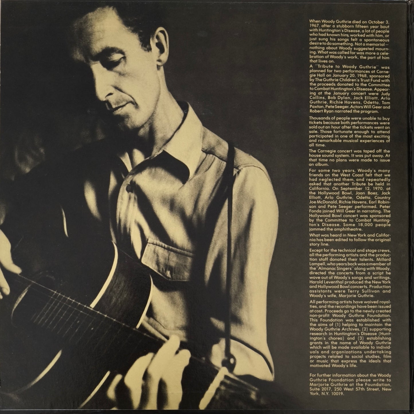 A TRIBUTE TO WOODY GUTHRIE