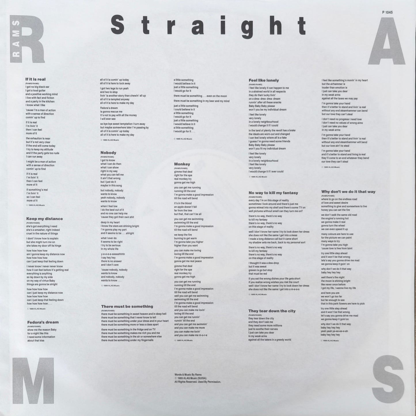 RAMS - Straight