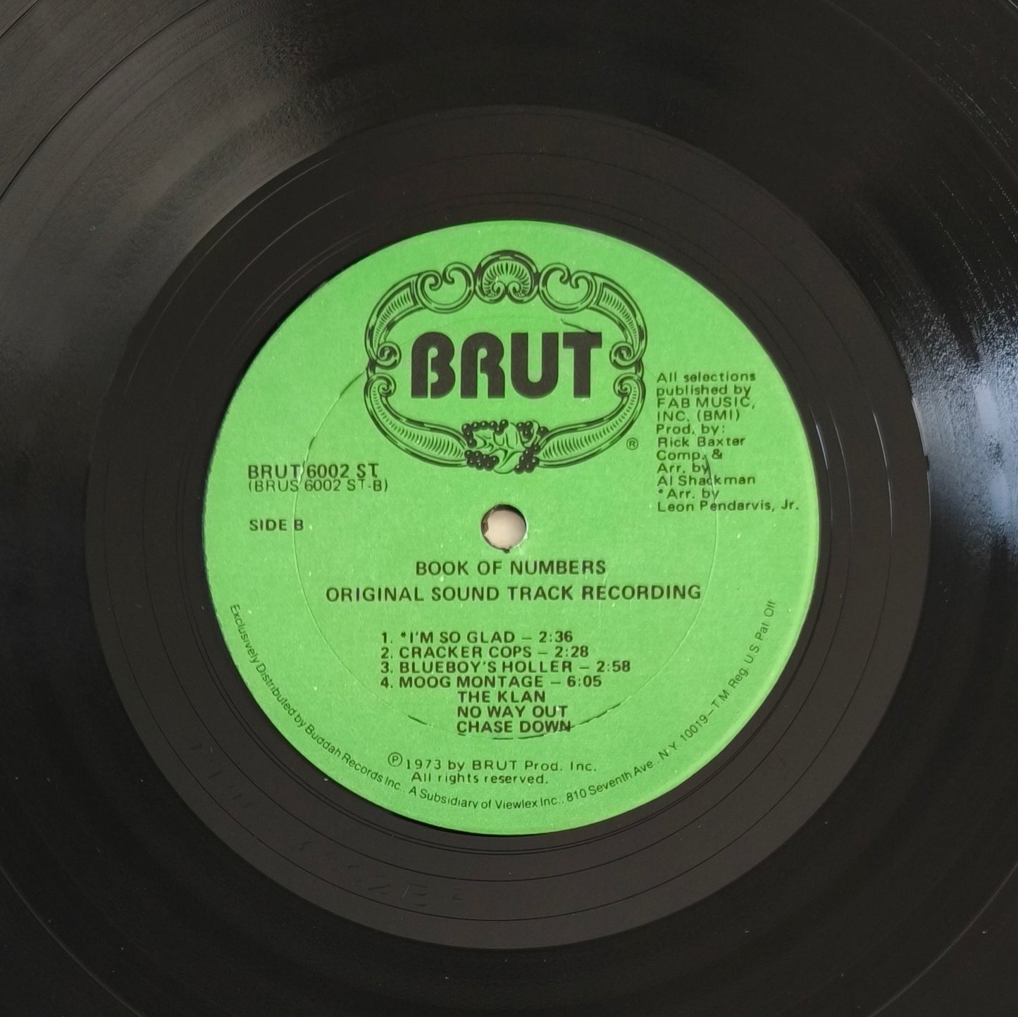 SONNY TERRY & BROWNIE McGHEE - Book Of Numbers (Original Motion Picture Soundtrack Recording)