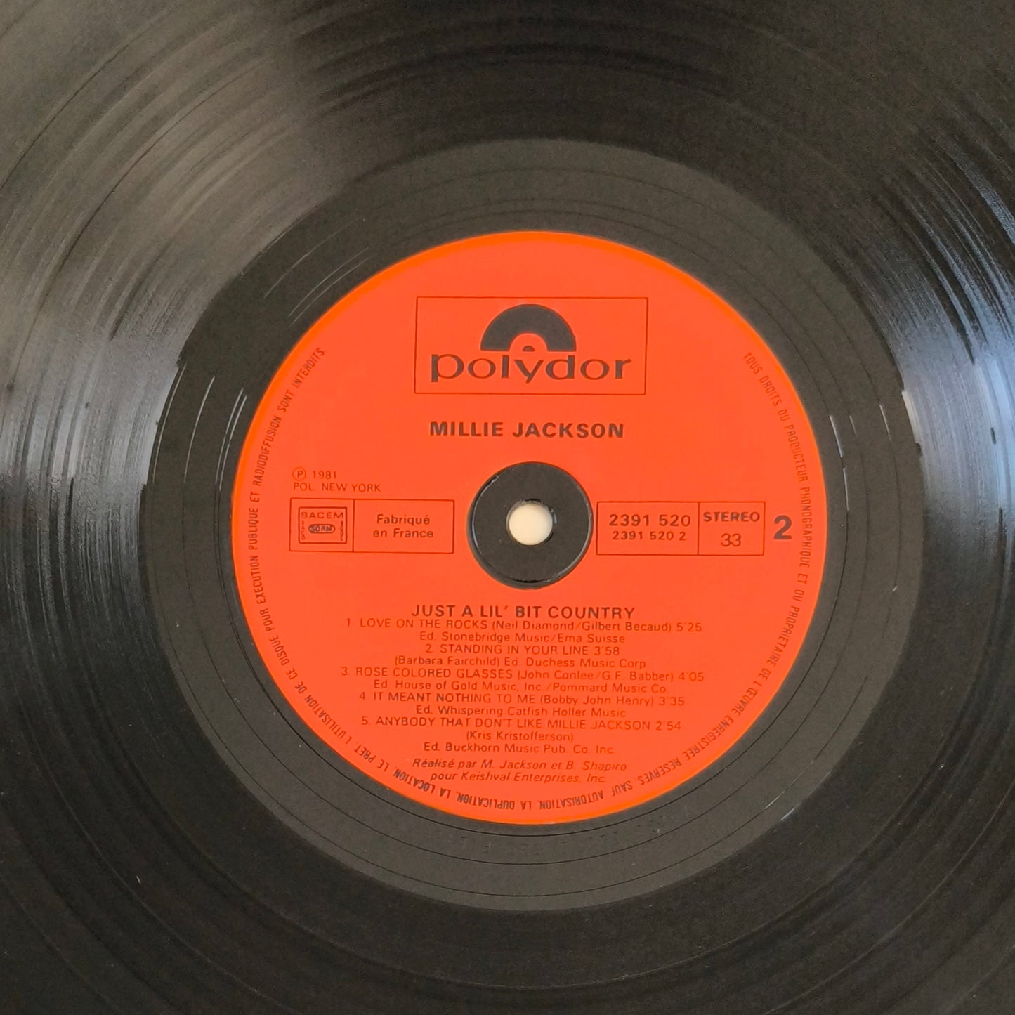 MILLIE JACKSON - Just A Lil' Bit Country