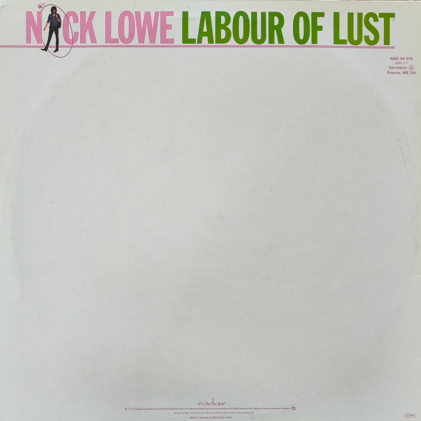 NICK LOWE - Labour Of Lust