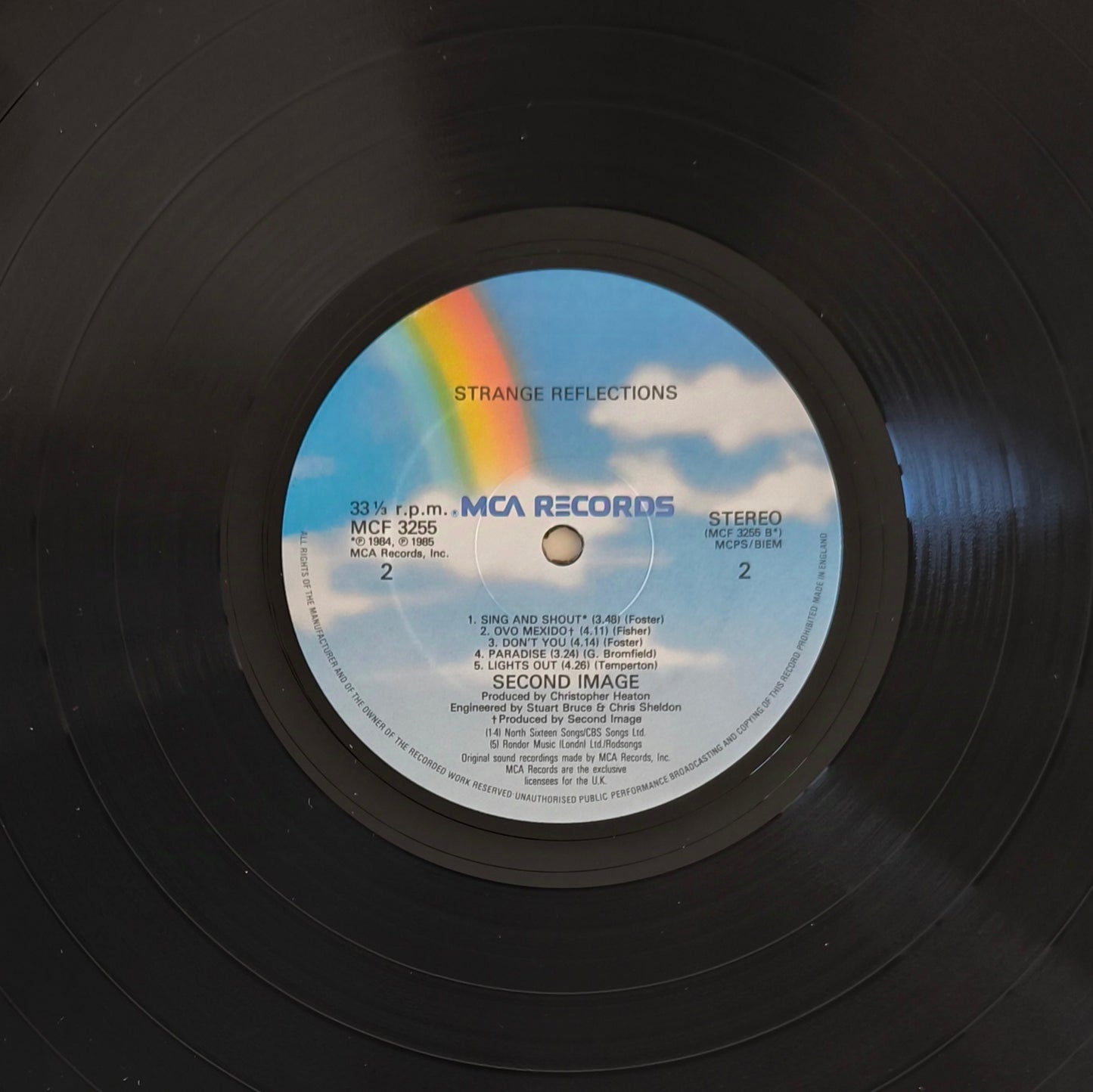 SECOND IMAGE - Strange Reflections (pressage UK)