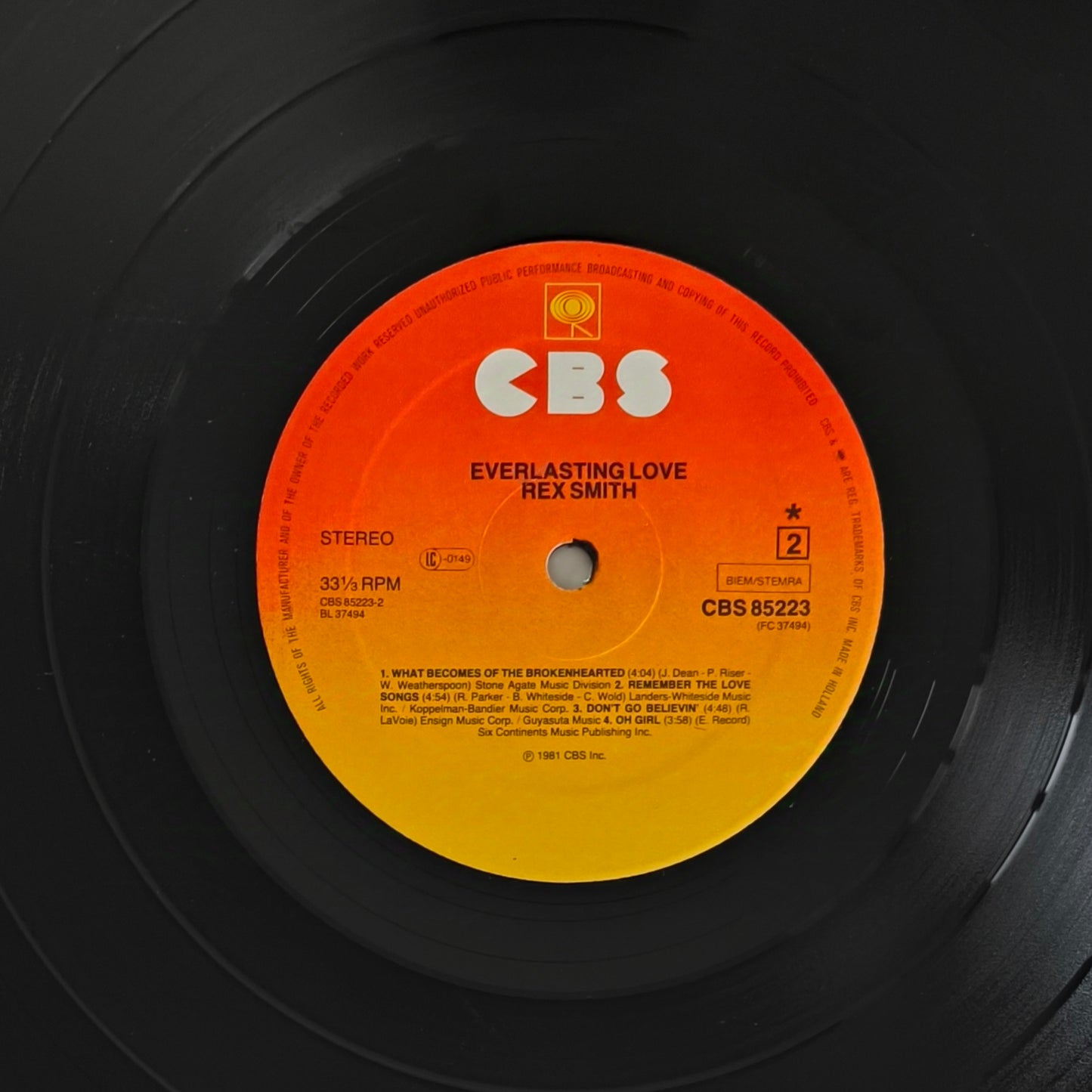 REX SMITH - Everlasting Love