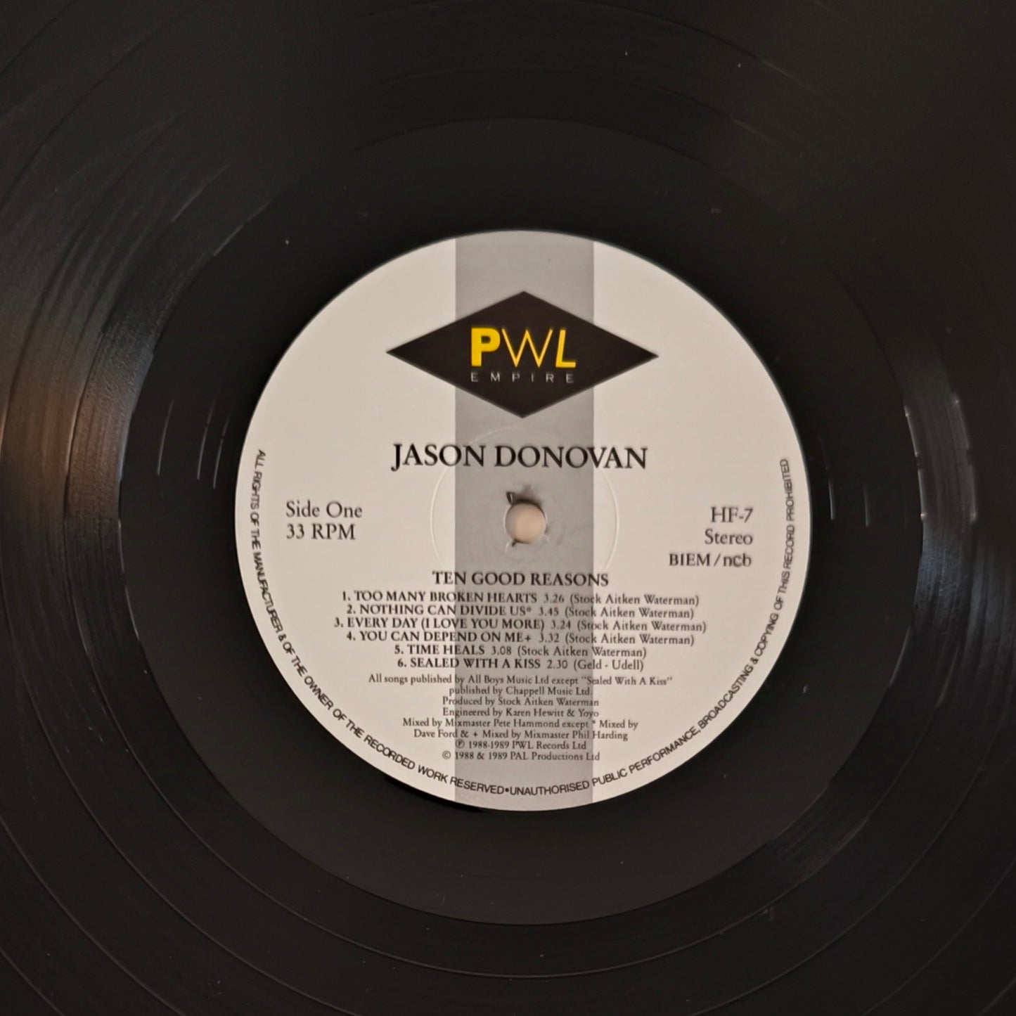 JASON DONOVAN - Ten Good Reasons