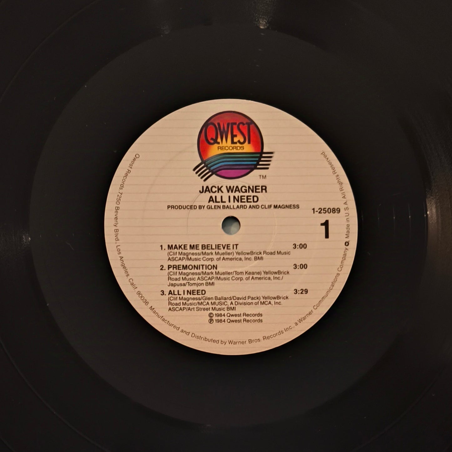 JACK WAGNER - All I Need (mini album)