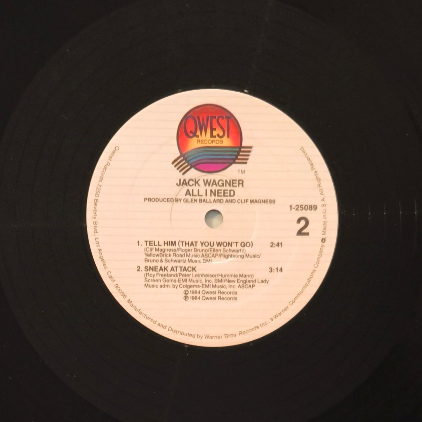 JACK WAGNER - All I Need (mini album)