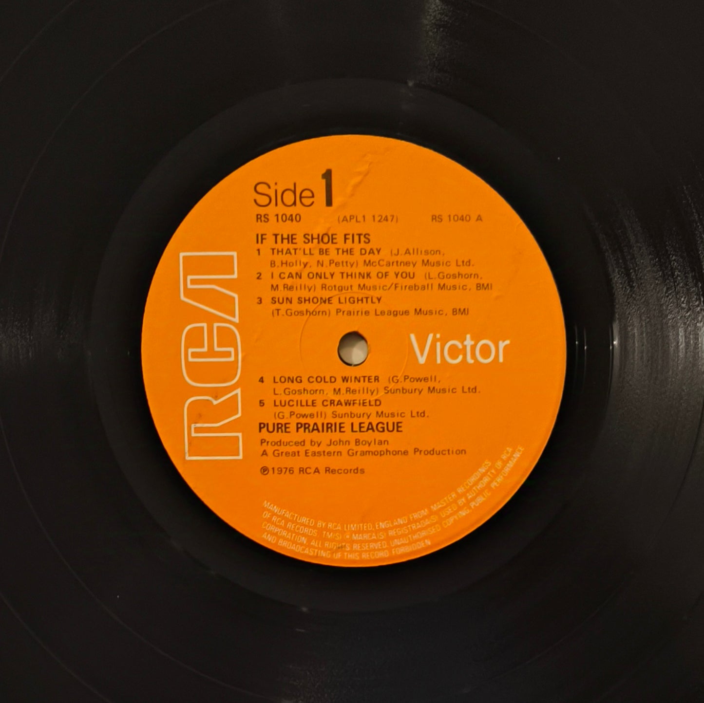 PURE PRAIRIE LEAGUE - If The Shoe Fits