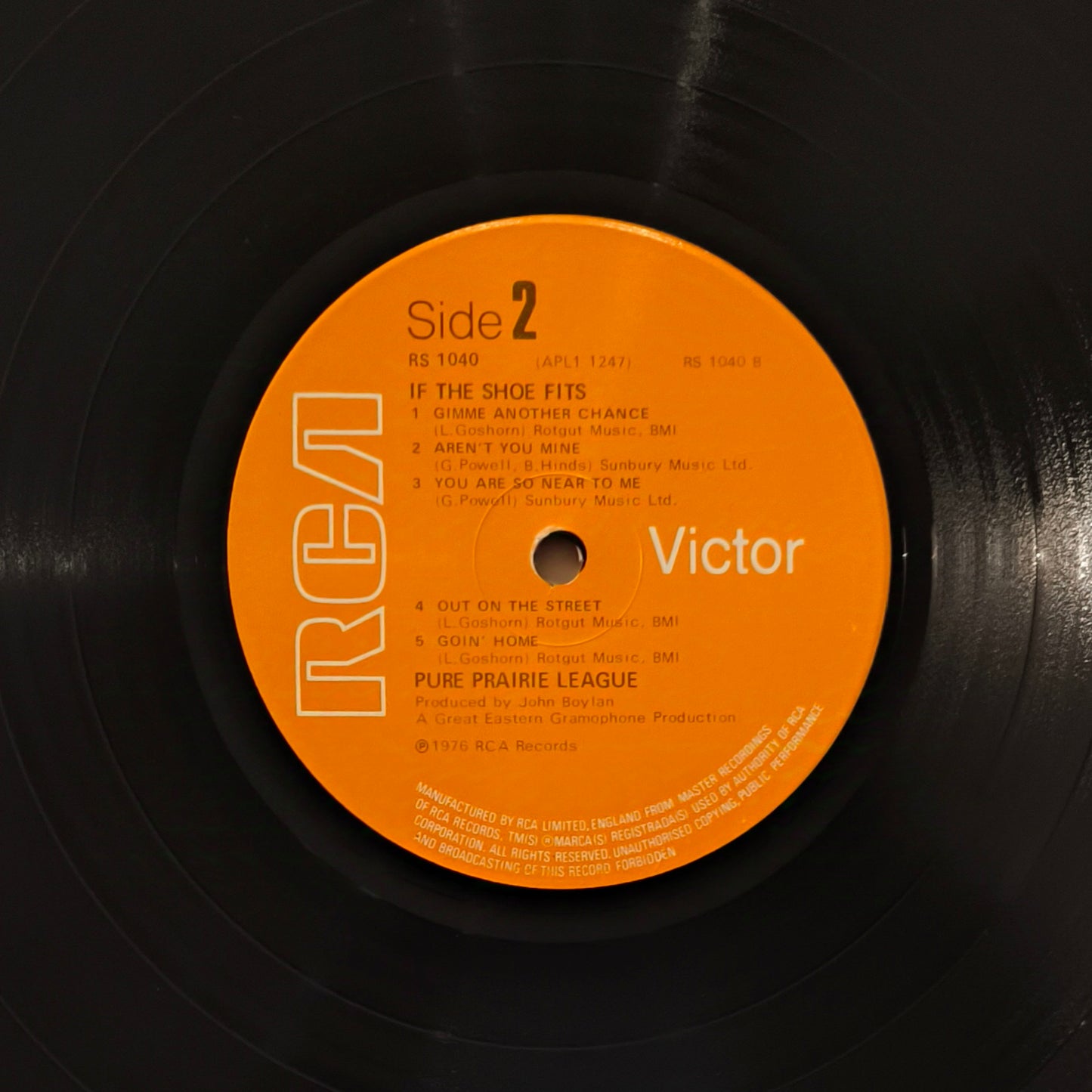 PURE PRAIRIE LEAGUE - If The Shoe Fits