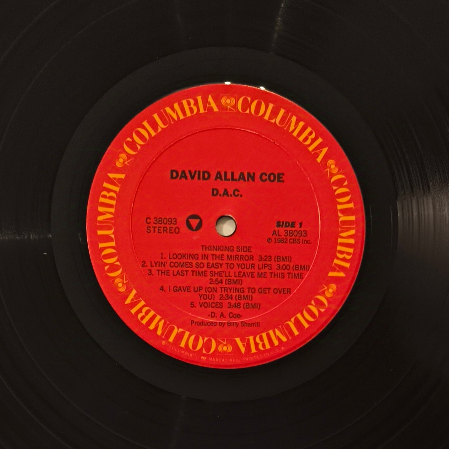 DAVID ALLAN COE - D.A.C.