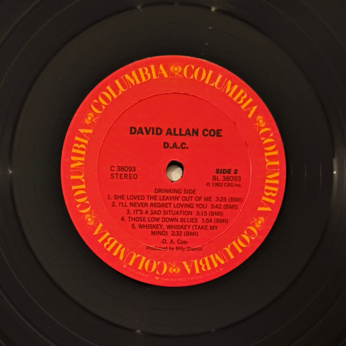 DAVID ALLAN COE - D.A.C.
