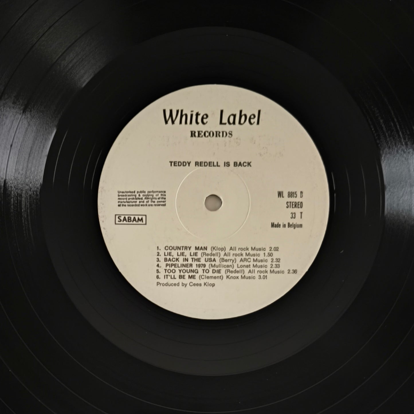 TEDDY REDELL - Teddy Redell Is Back