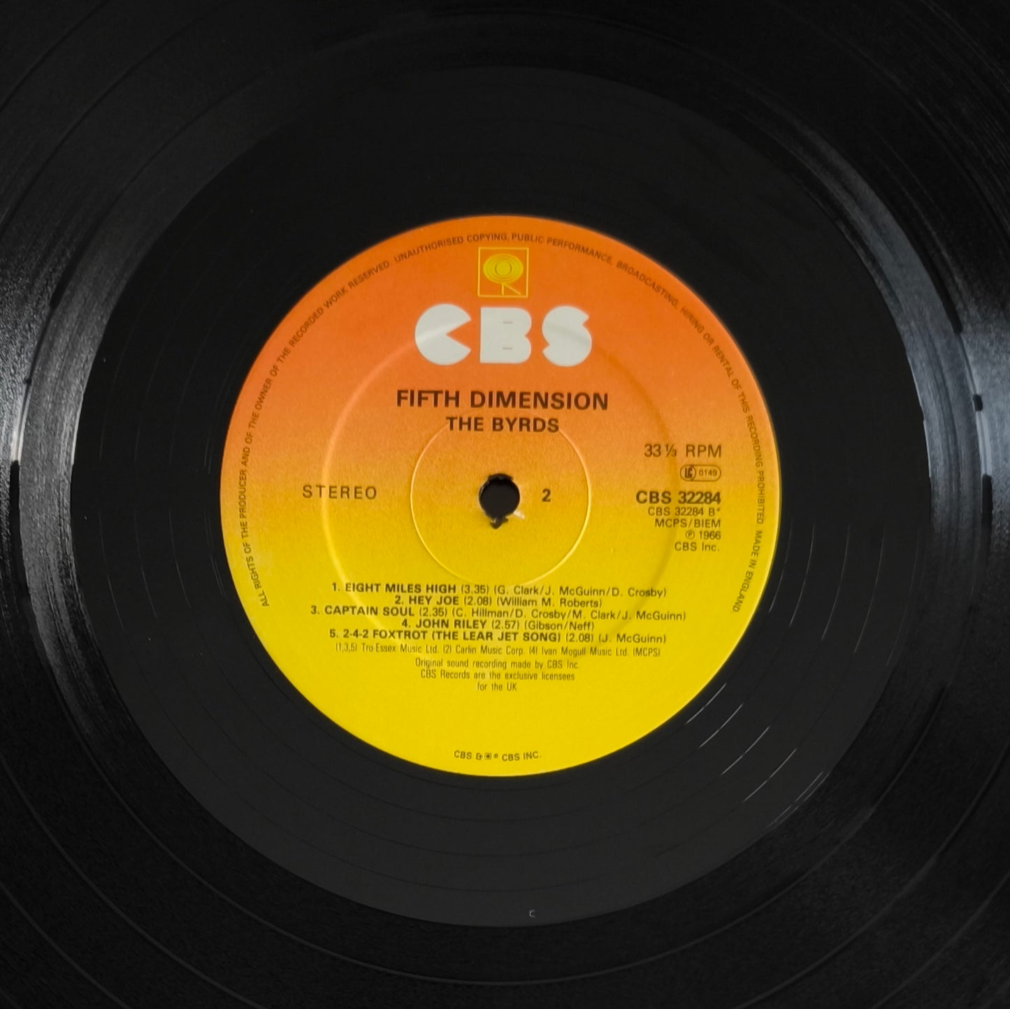 THE BYRDS - Fifth Dimension (pressage UK)