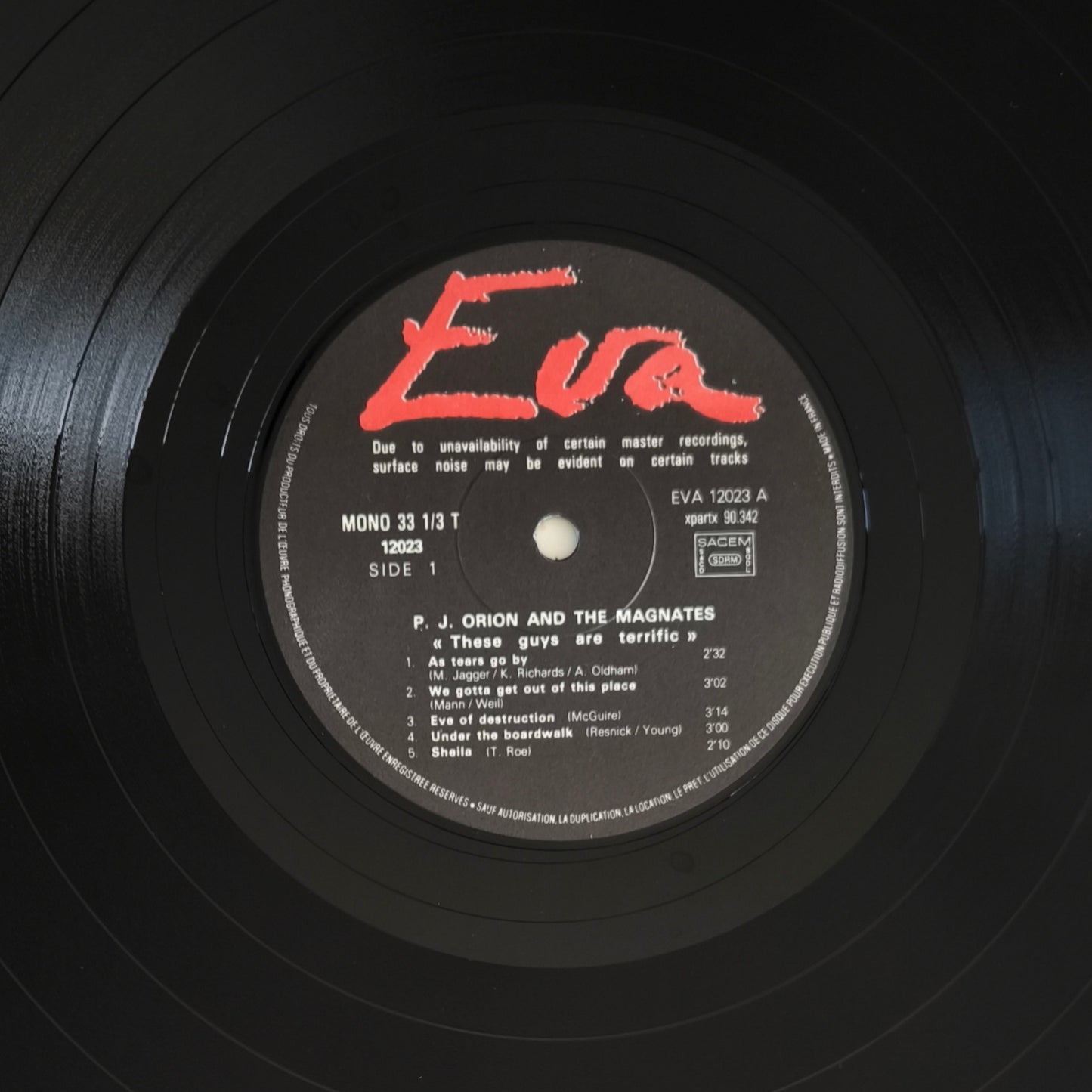 P.J. ORION AND THE MAGNATES - P.J. Orion And The Magnates