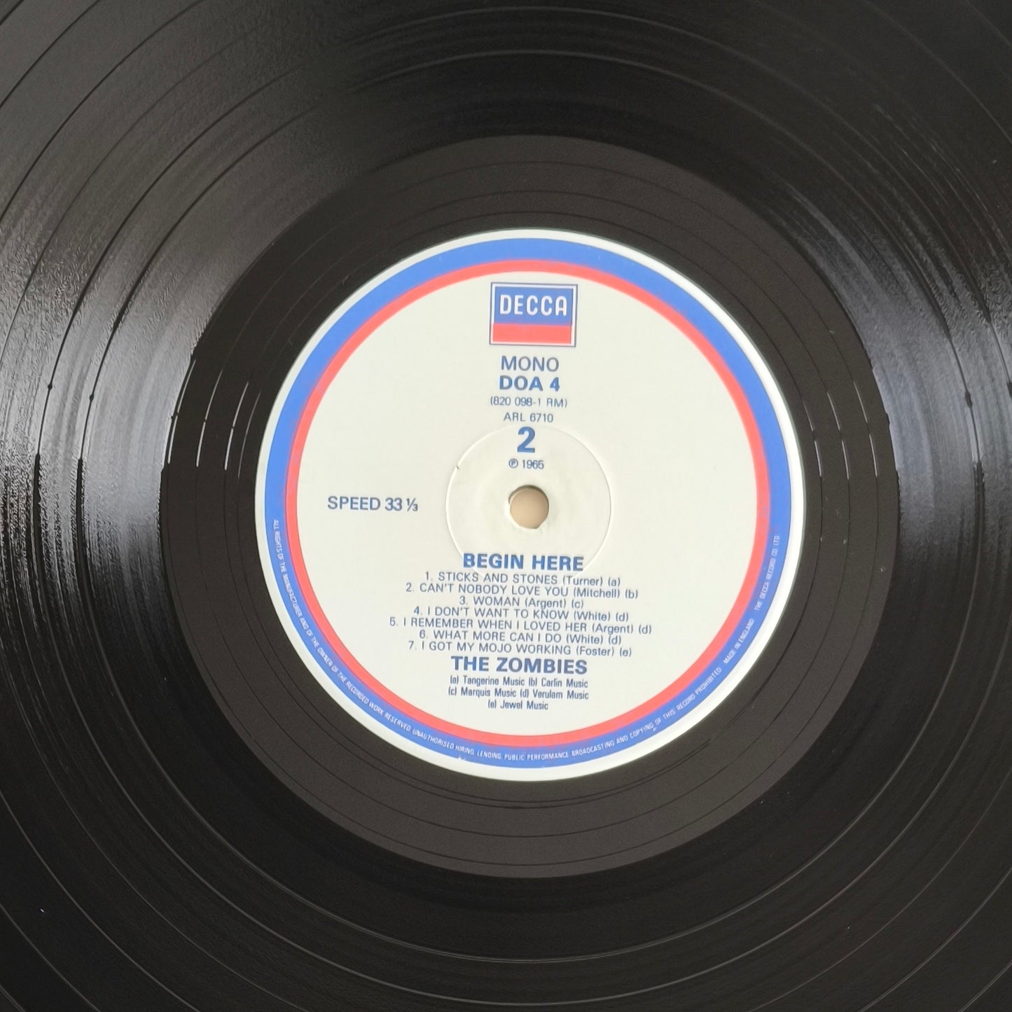 THE ZOMBIES - Begin Here