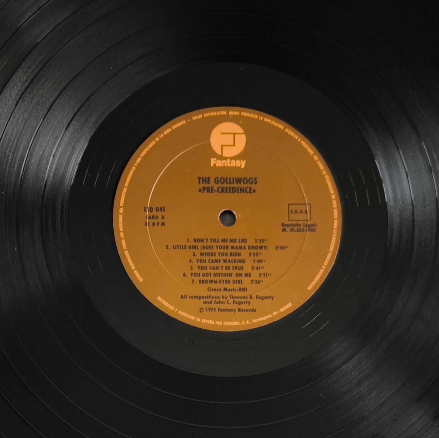 THE GOLLIWOGS - Pre-Creedence