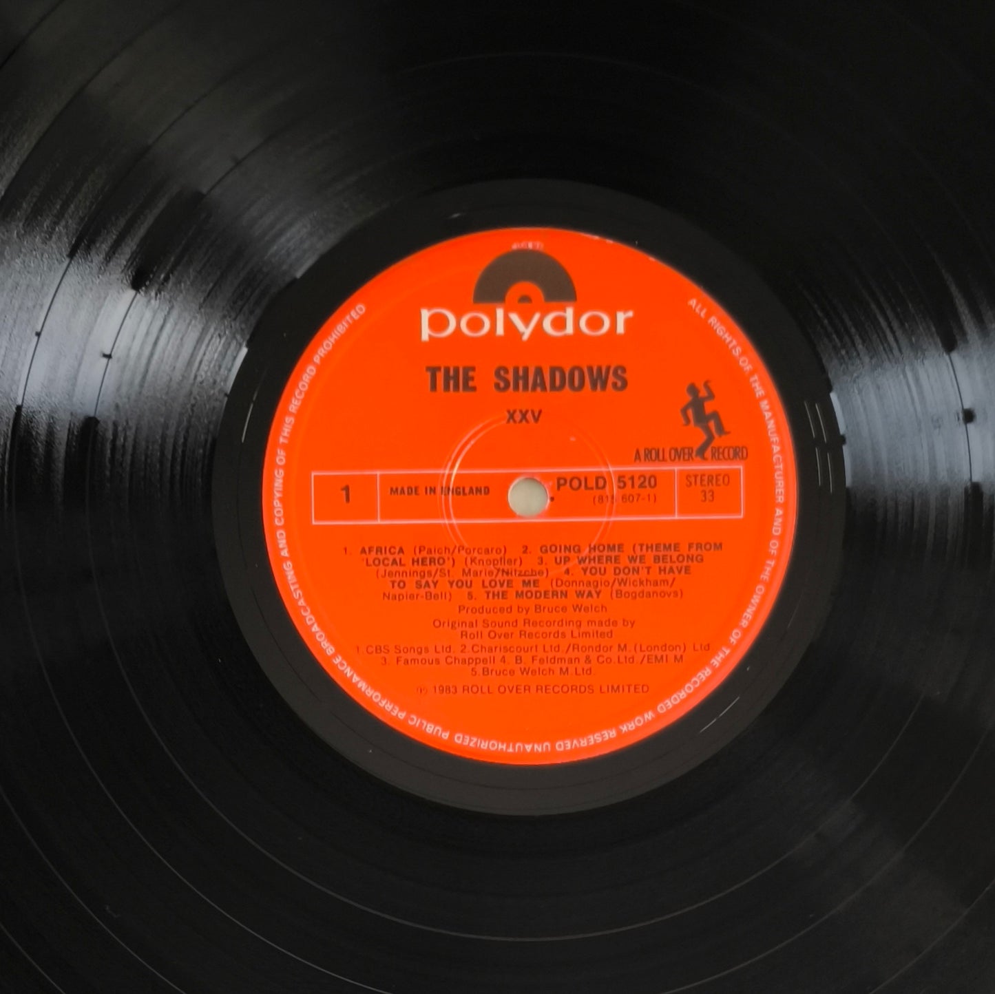 THE SHADOWS - XXV (pressage UK)