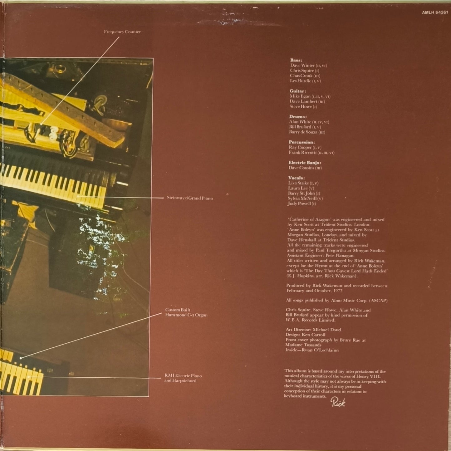 RICK WAKEMAN - The Six Wives Of Henry VIII