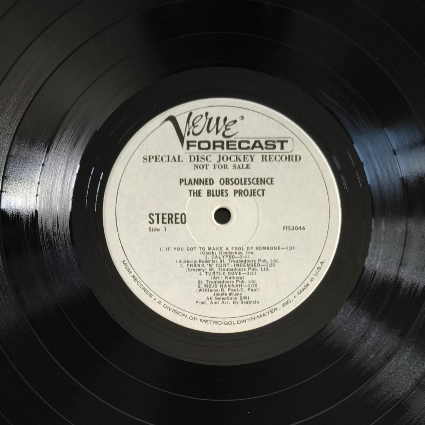 THE BLUES PROJECT - Planned Obsolescence (promo, pressage US)