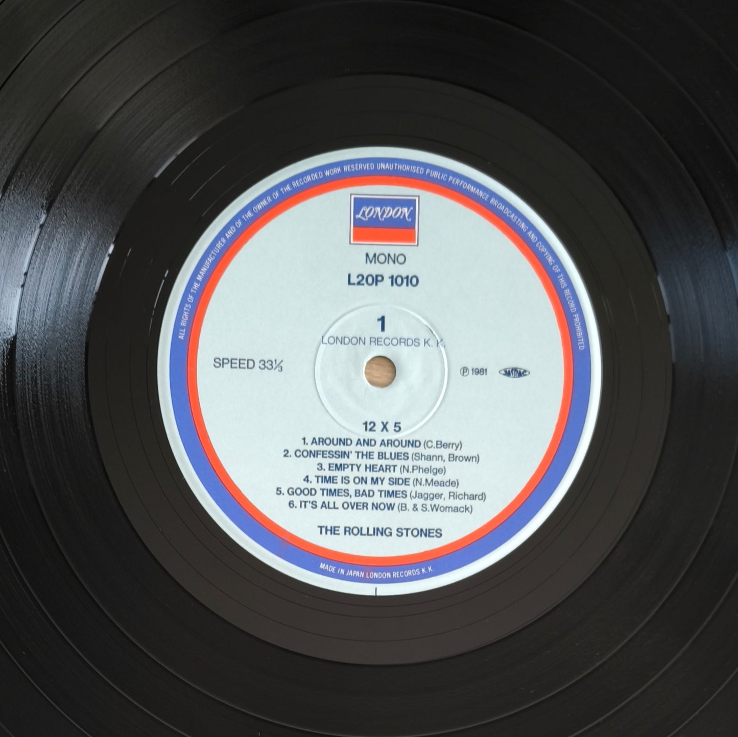 THE ROLLING STONES - 12 X 5 (pressage Japan)