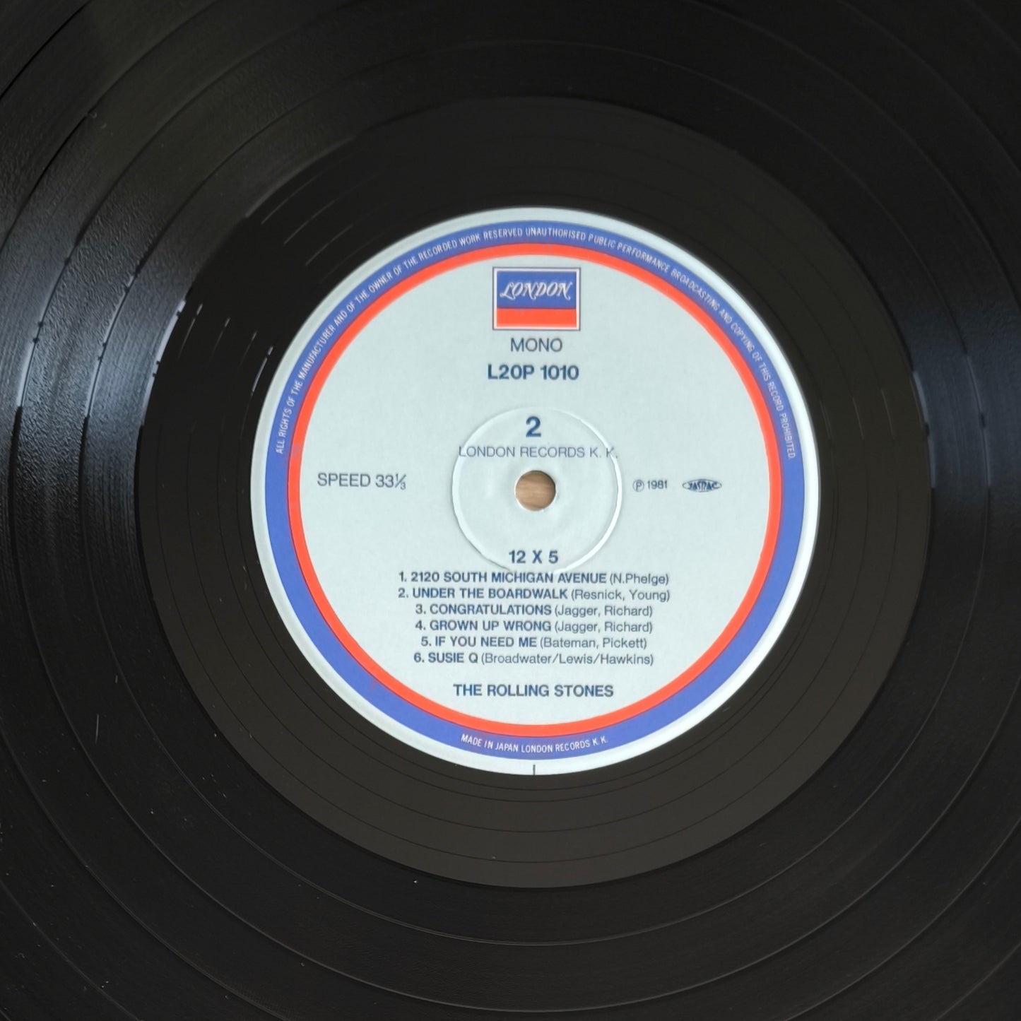THE ROLLING STONES - 12 X 5 (pressage Japan)