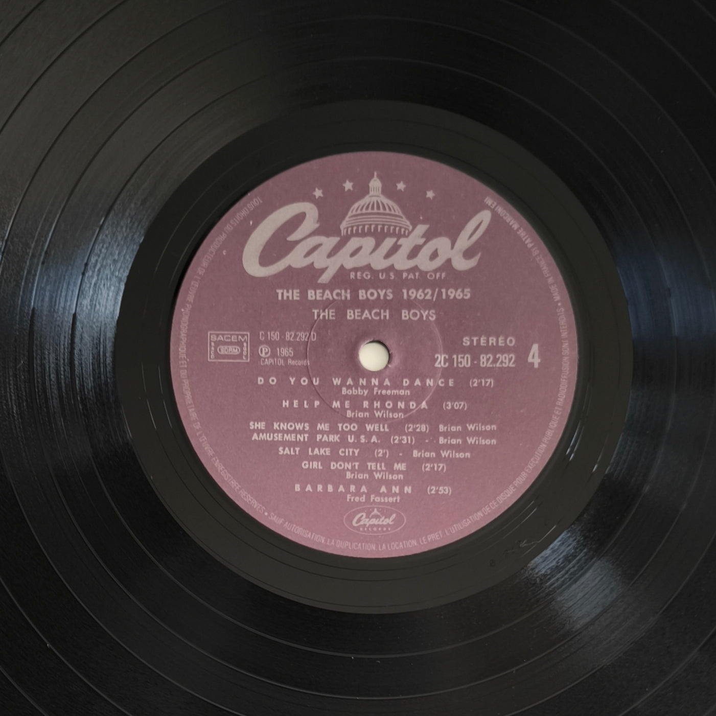 THE BEACH BOYS - 62/65