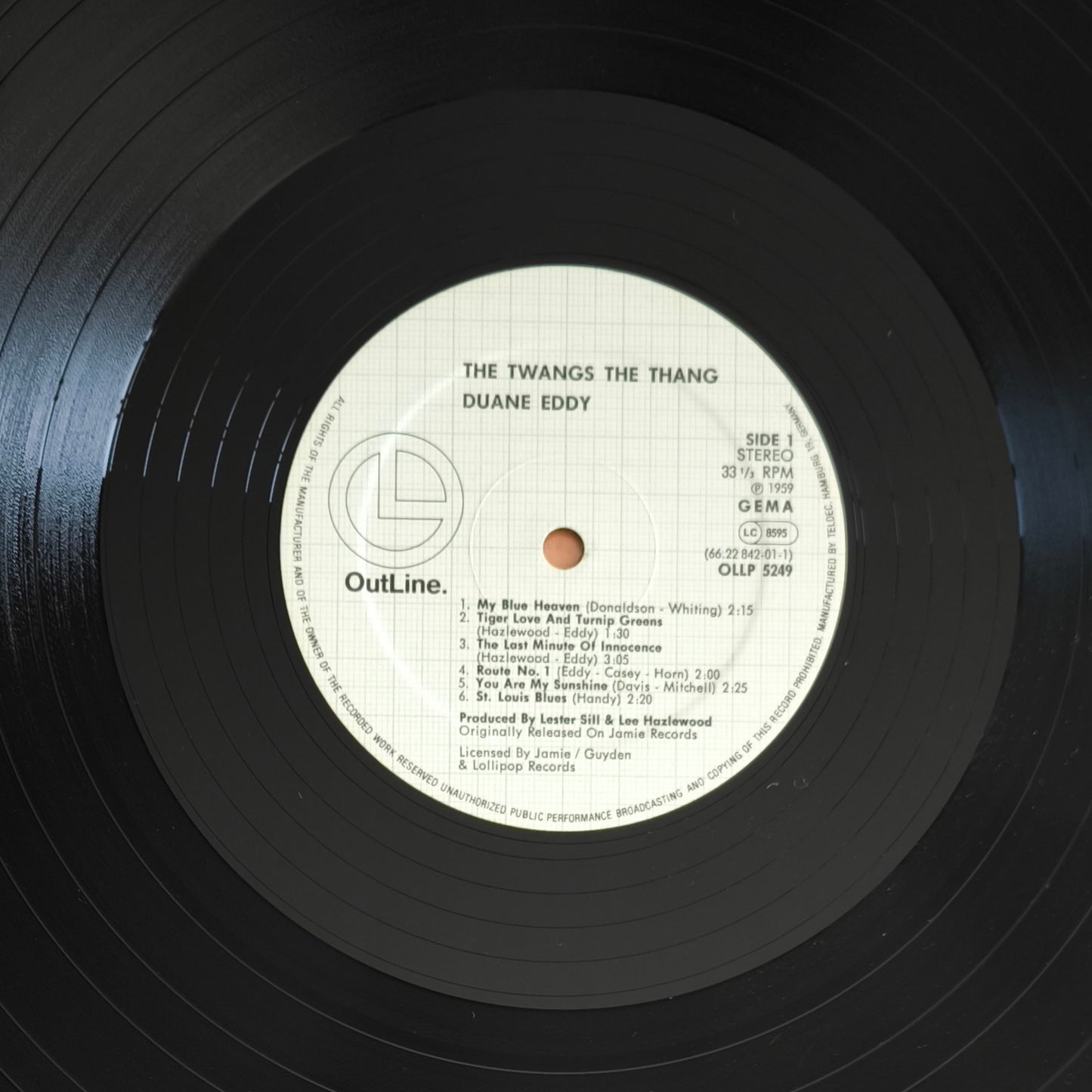 DUANE EDDY - The "Twangs" The "Thang"