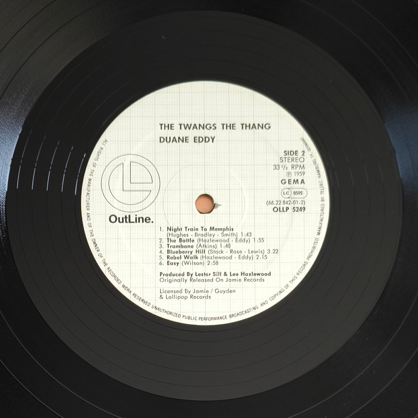 DUANE EDDY - The "Twangs" The "Thang"