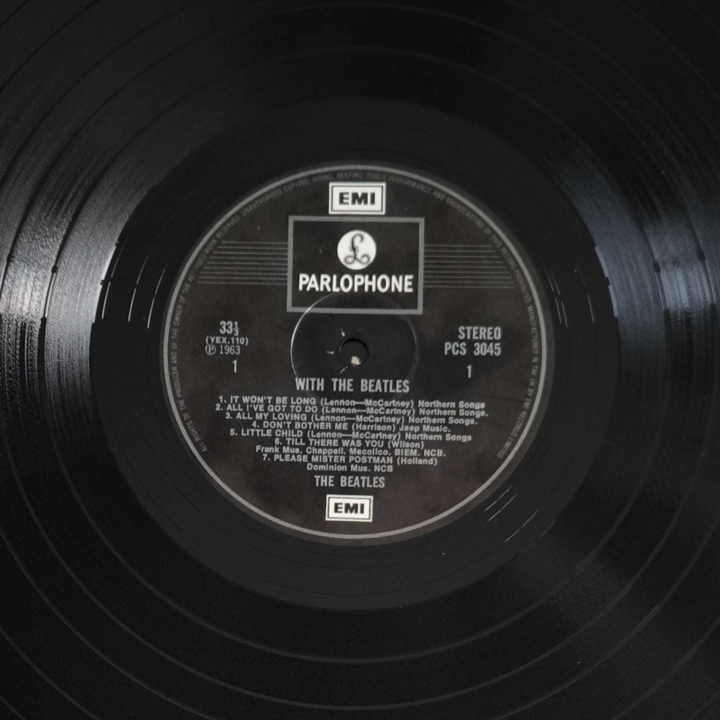 THE BEATLES - With The Beatles (pressage UK)