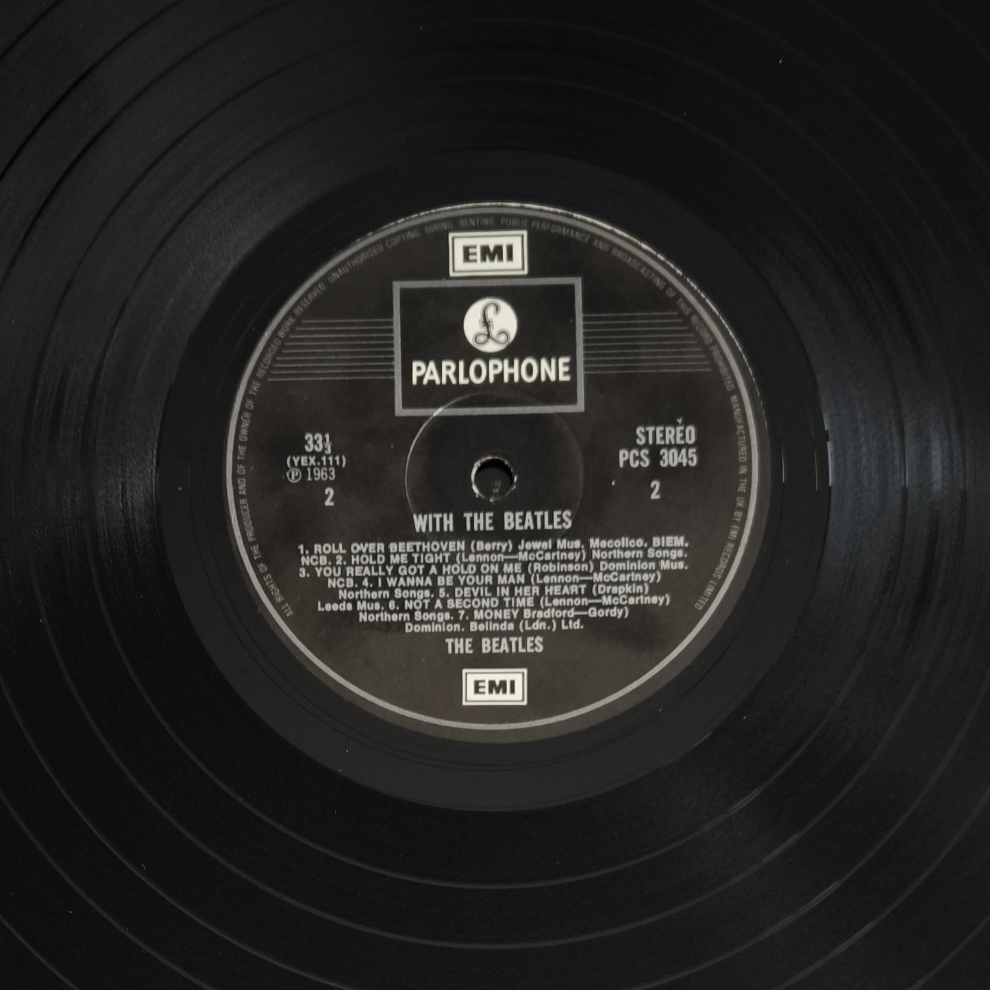 THE BEATLES - With The Beatles (pressage UK)
