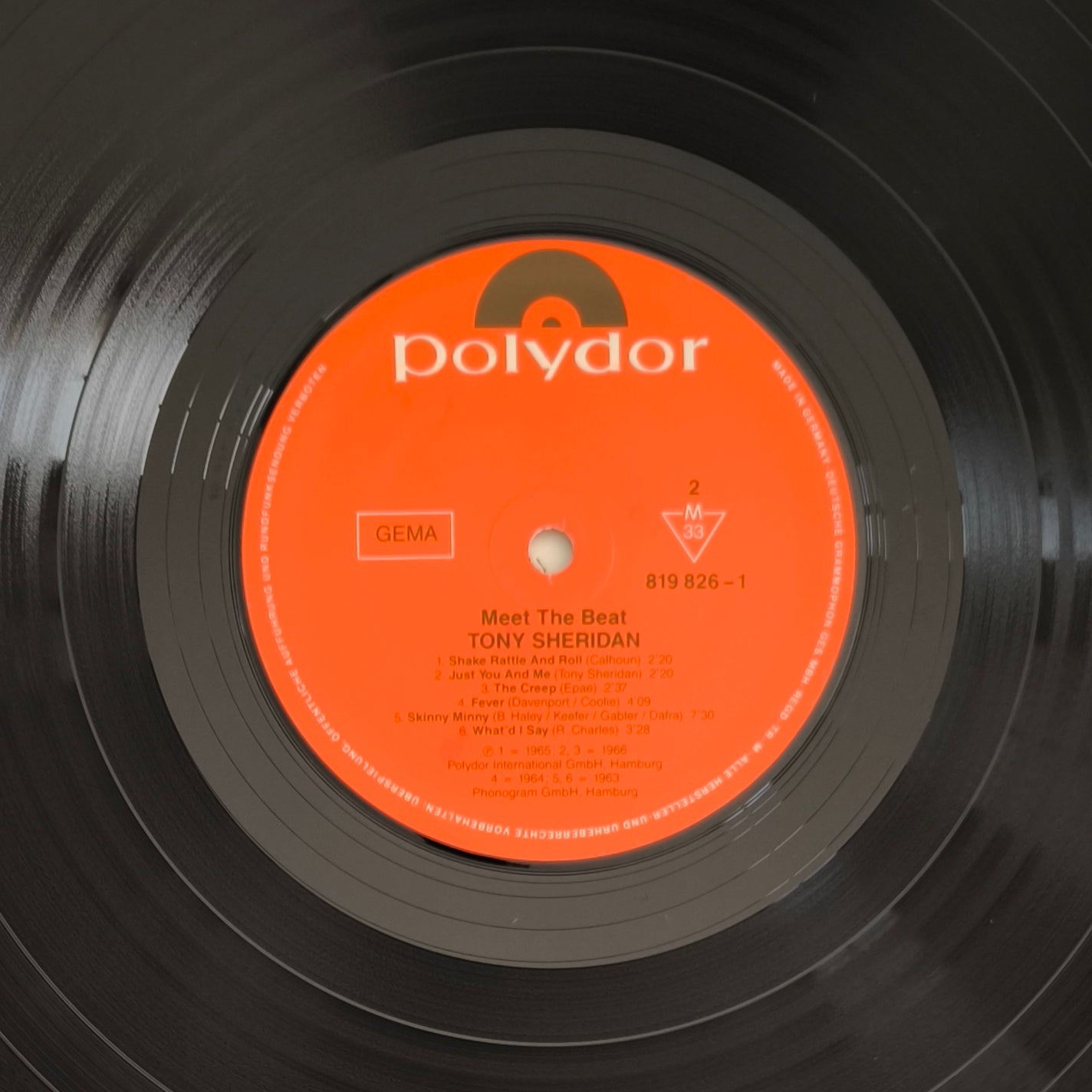 TONY SHERIDAN AND THE BEAT BROTHERS, THE BEATLES - Meet The Beat