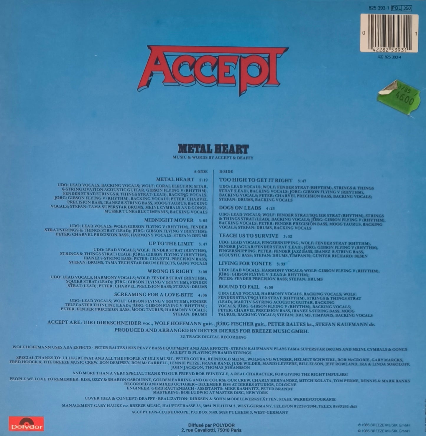 ACCEPT - Metal Heart