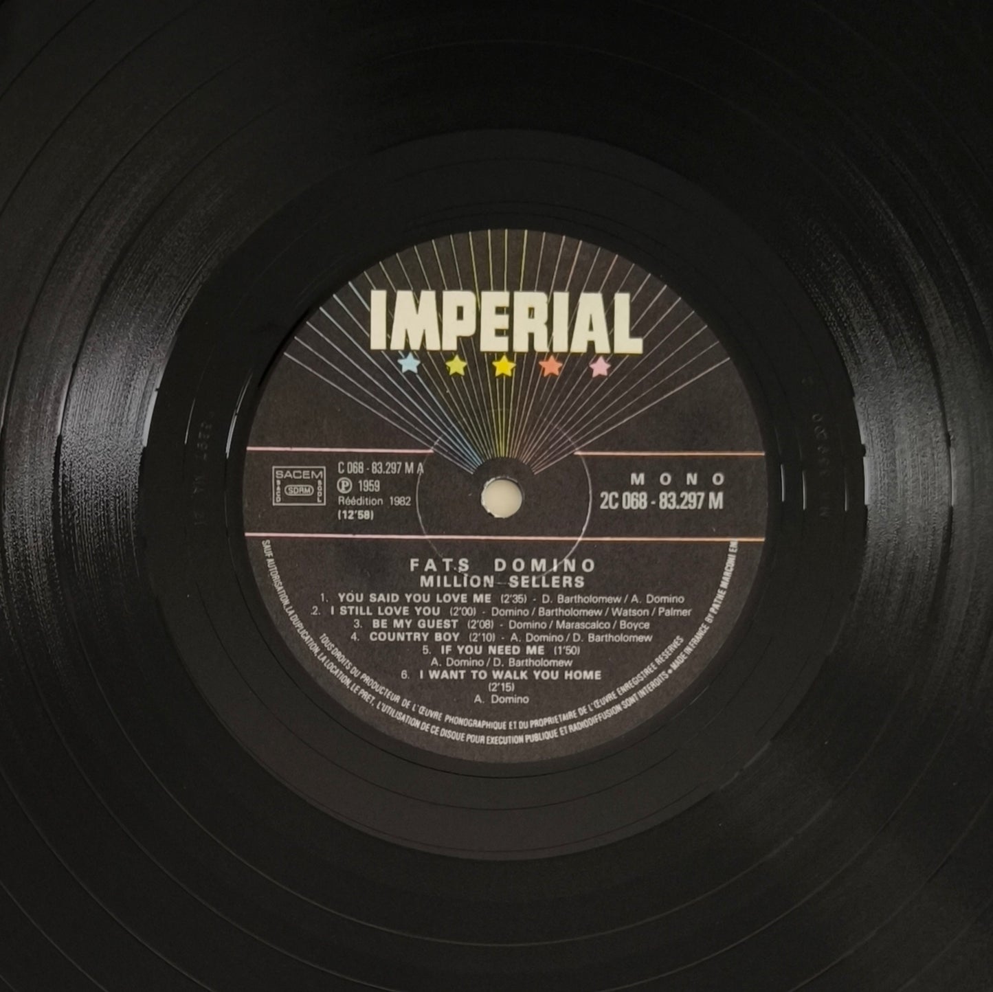 FATS DOMINO - Sings Million Record Hits