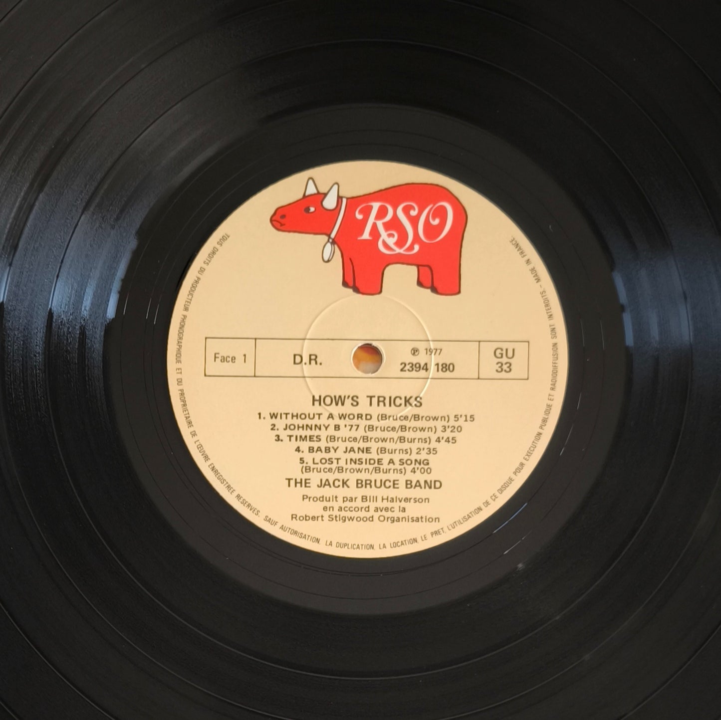 THE JACK BRUCE BAND - How's Tricks