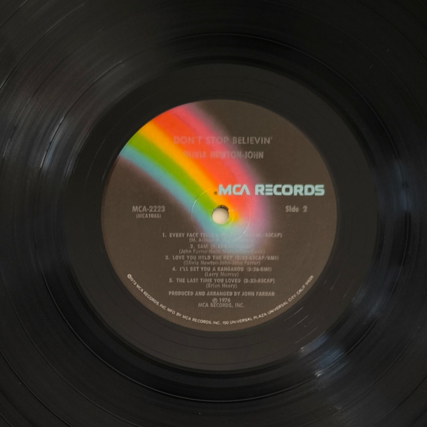 OLIVIA NEWTON-JOHN - Don't Stop Believin' (pressage US)
