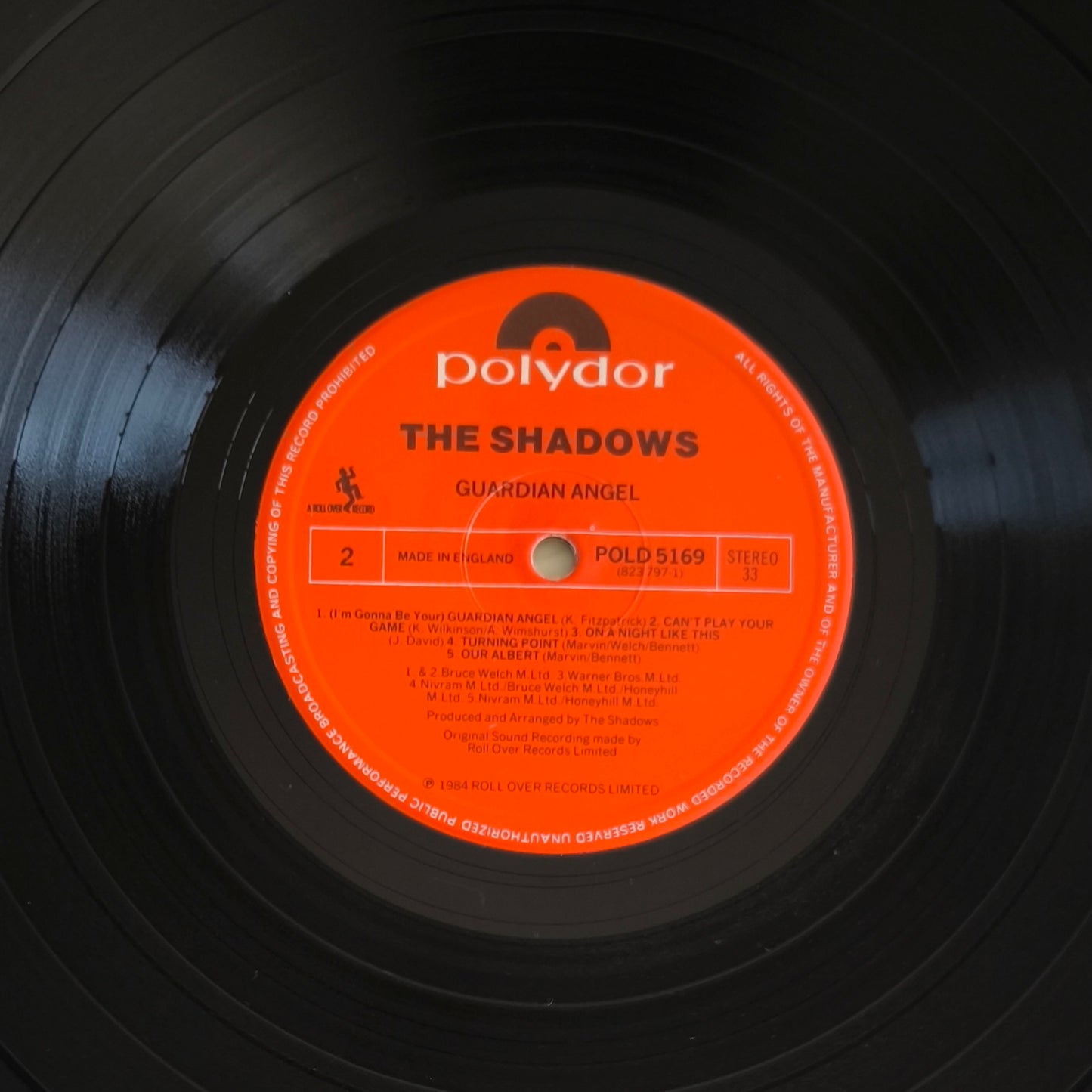 THE SHADOWS - Guardian Angel (pressage UK)