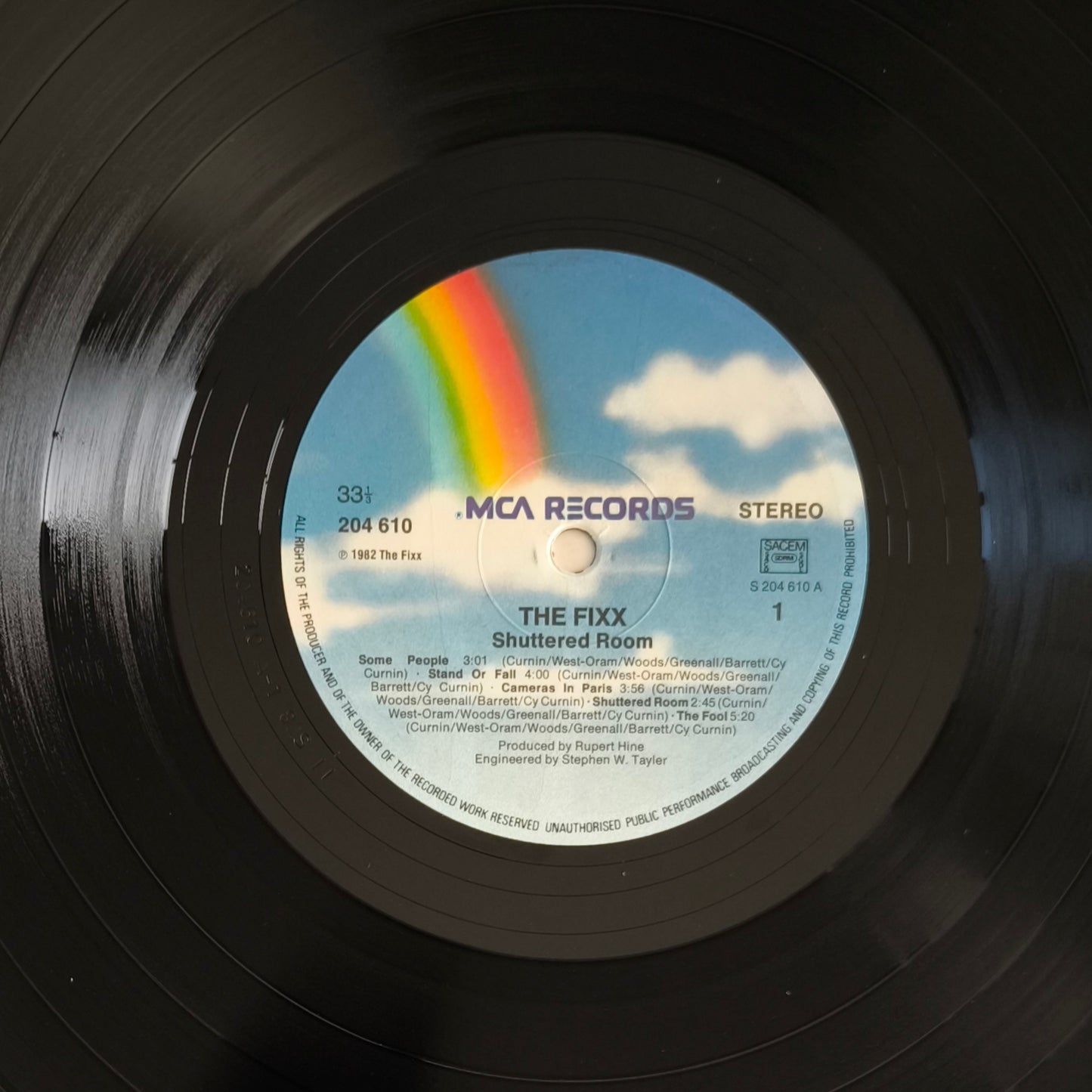 THE FIXX - Shuttered Room